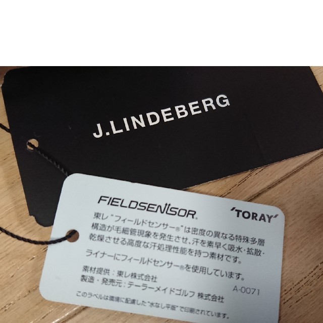 J.LINDEBERG(ジェイリンドバーグ)のリンドバーグ 3Dロゴ バイザー スポーツ/アウトドアのゴルフ(ウエア)の商品写真