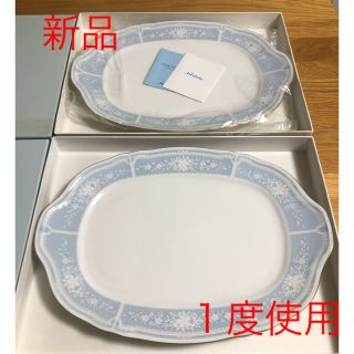 ノリタケ(Noritake)の【値下げ】ノリタケ レースウッドゴールド　36.5CMオーバルプラター(食器)