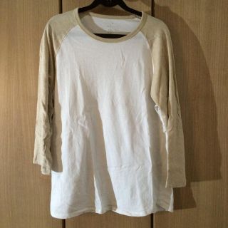 ムジルシリョウヒン(MUJI (無印良品))のラグランT ベージュ(Tシャツ(長袖/七分))