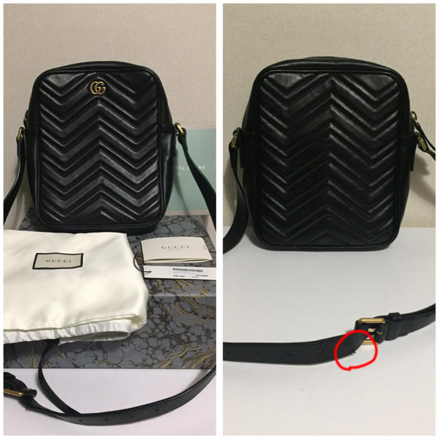 Gucci(グッチ)の【日本未入荷】GUCCI  18aw GGマーモント ショルダーバッグ メンズのバッグ(ショルダーバッグ)の商品写真