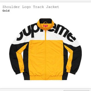 シュプリーム(Supreme)のsupreme shoulder logo track jacket L 黄色(ナイロンジャケット)