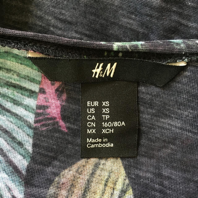 H&M(エイチアンドエム)の送料無料 ＨＭ トップス ブラウス レディースのトップス(カットソー(半袖/袖なし))の商品写真