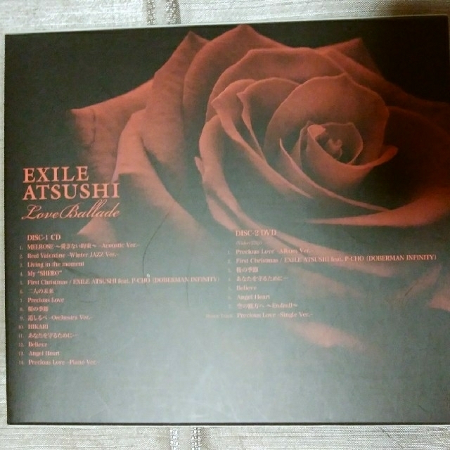 EXILE TRIBE(エグザイル トライブ)のEXILE ATSUSHI CD アルバム「Love Ballade」初回限定盤 エンタメ/ホビーのCD(ポップス/ロック(邦楽))の商品写真