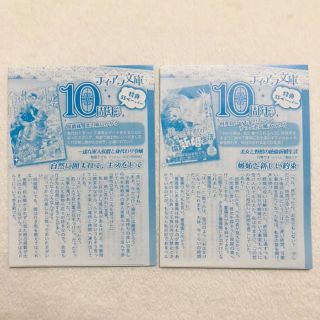 ティアラ文庫 10周年フェア  特典ssペーパー 2冊セット(文学/小説)