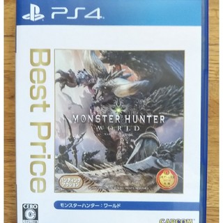 プレイステーション4(PlayStation4)の美品 モンスターハンター：ワールド Best Price(家庭用ゲームソフト)