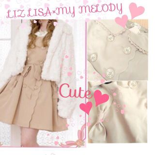 リズリサ(LIZ LISA)の新品タグ付♡LIZMELO♡リボンワンピ(ミニワンピース)