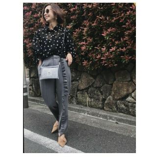 アメリヴィンテージ(Ameri VINTAGE)のアメリヴィンテージ ameri vintageフリル パンツ(カジュアルパンツ)