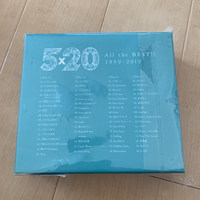 嵐(アラシ)の5×20 All the BEST!! 1999-2019 エンタメ/ホビーのCD(ポップス/ロック(邦楽))の商品写真
