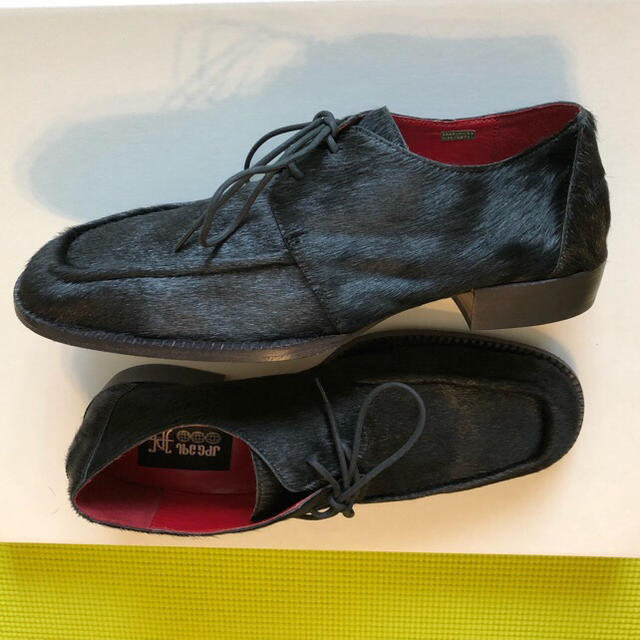 新品ジャンポールゴルチェ  ハラコ 革靴 サイズ25-25.5