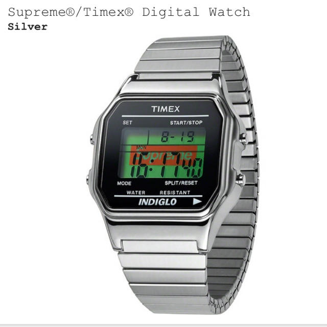 Supreme(シュプリーム)のSupreme timex silver メンズの時計(腕時計(デジタル))の商品写真