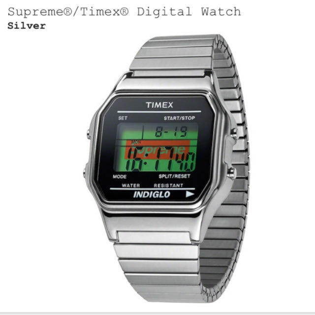 Supreme Timex Digital Watch タイメックス TIMEX