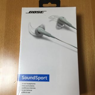 ボーズ(BOSE)の【未開封品】Bose ボーズ SoundSport in-ear  グレイ(ヘッドフォン/イヤフォン)