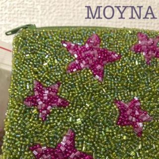 タグ付き♪ MOYNA ビーズ 小物入れ 星 スター(ポーチ)