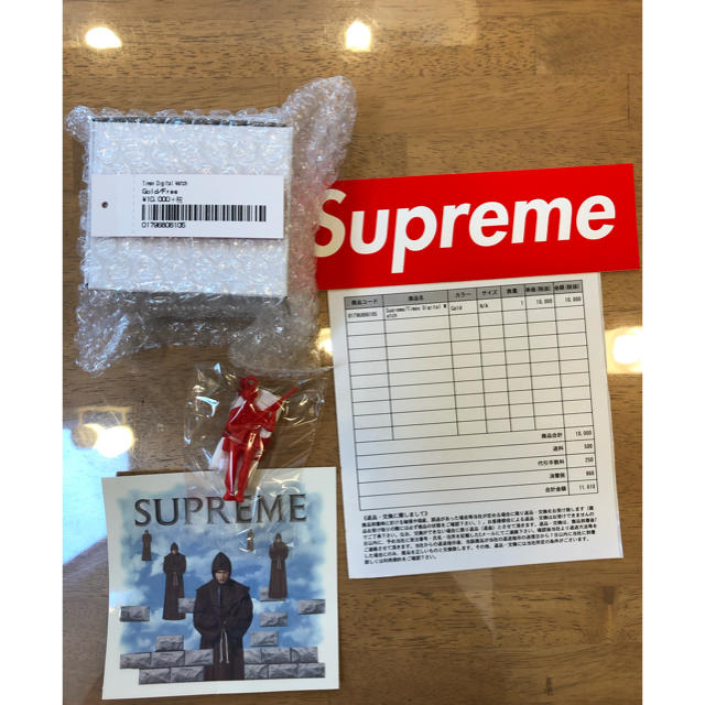 Supreme Timex Digital Watch Gold