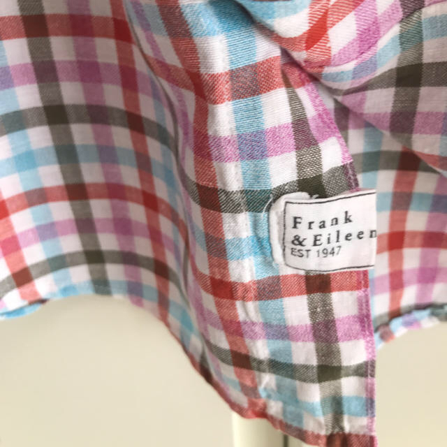 Frank&Eileen(フランクアンドアイリーン)のフランクアンドアイリーンリネンチェックシャツ レディースのトップス(シャツ/ブラウス(長袖/七分))の商品写真