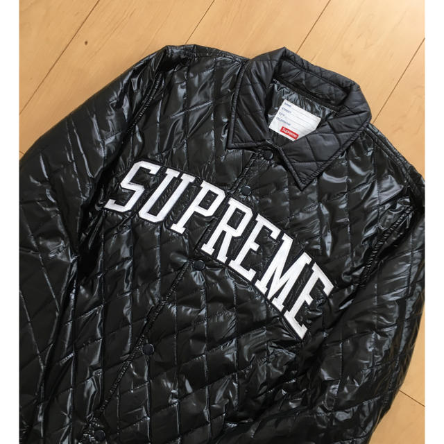 14AW Supreme Quilted Coaches Jacket