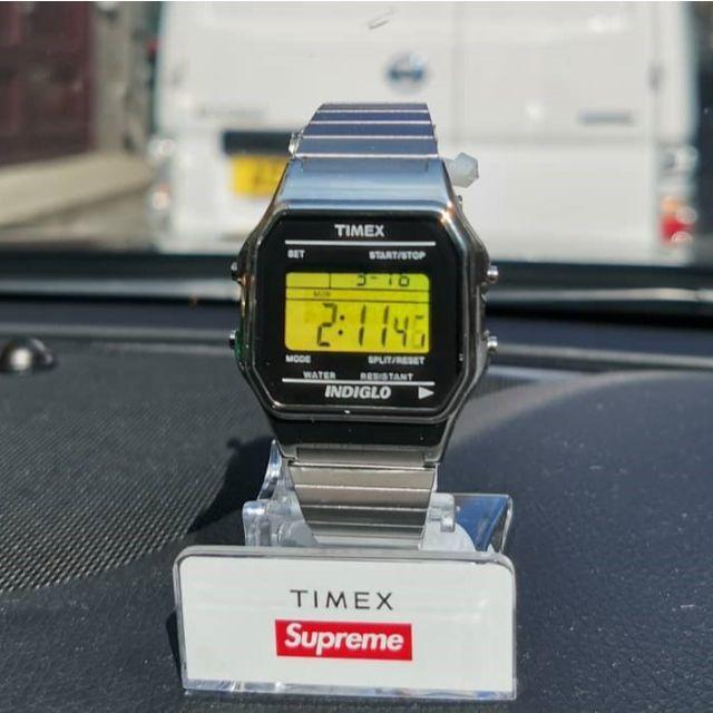 Supreme Timex Digital Watch 19aw　シルバー