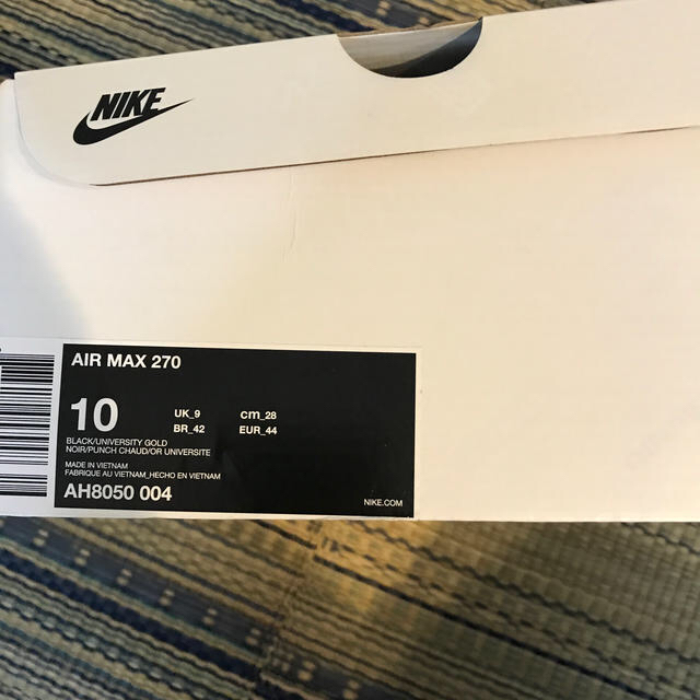 NIKE AIR MAX 270 US10 2