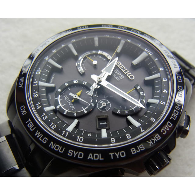 美品 セイコー アストロン GPS SBXB079 フルブラック 完全動作品 腕時計(アナログ)