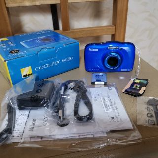 ニコン(Nikon)のNIKON  COOLPIX  W100 ほぼ新品(コンパクトデジタルカメラ)