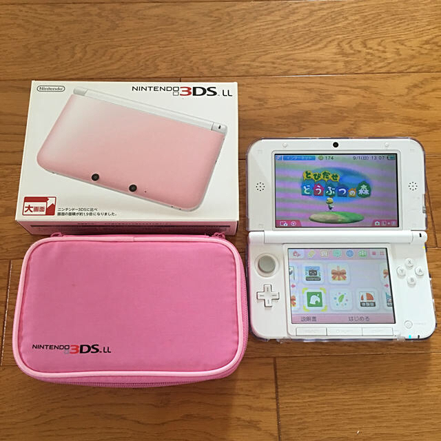 【美品】とび森DL版 + 3DS LL + 保護ケース等