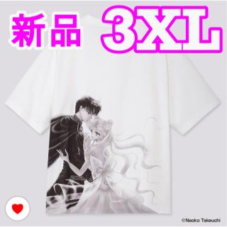 ユニクロ(UNIQLO)の【3XL】新品(白)エンセレ セーラームーン ユニクロ UT 2019 (Tシャツ(半袖/袖なし))