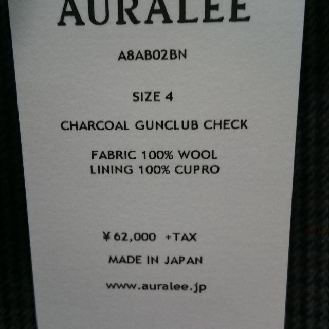 SUNSEA(サンシー)のtoshi様専用　AURALEE　18AW　 ダブルフェイスチェックブルゾン メンズのジャケット/アウター(ブルゾン)の商品写真