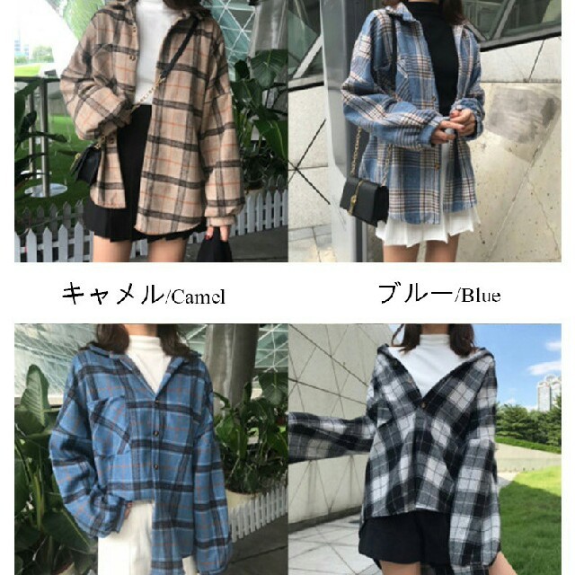 dholic - チェックシャツ ジャケット アウターの通販 by さくら dholic - チェックシャツ ジャケット アウターの通販 by さくら