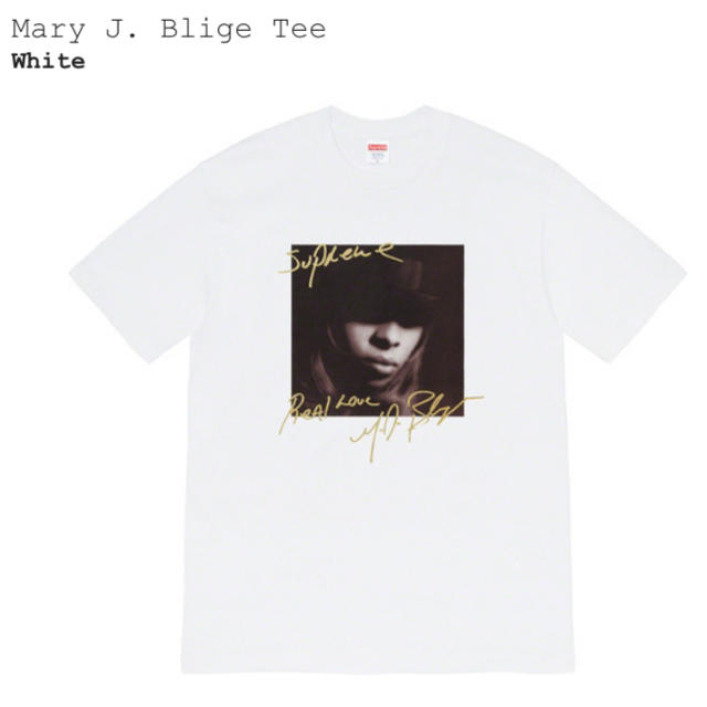 Supreme Mary J. Blige Tee 白 L 新品 19FW 1