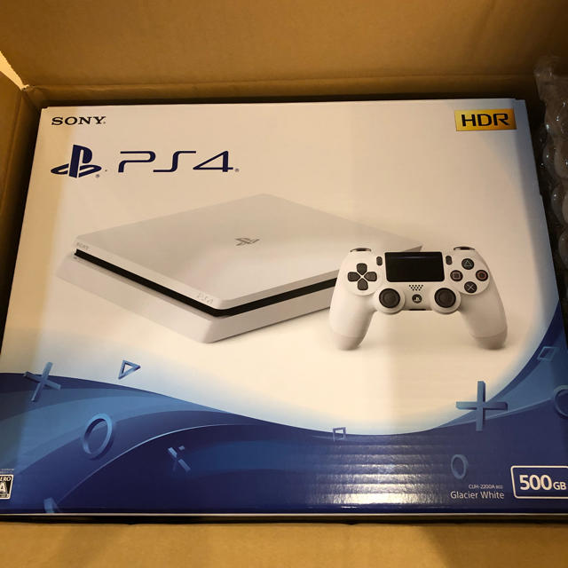 新品 PlayStation4 CUH-2200AB02 ホワイト 500GB - 家庭用ゲーム機本体