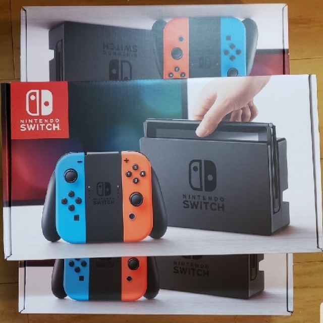 本格派ま! Nintendo Switch ニンテンドースイッチ 本体 ネオン3台