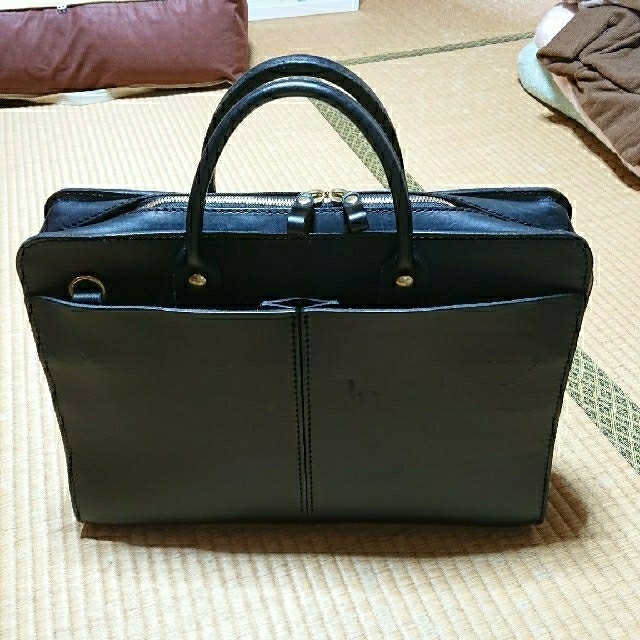 HERZ(ヘルツ)の【しゅー様専用】HERZ ヘルツ 二本手 2way ビジネスバッグ L 本革 メンズのバッグ(ビジネスバッグ)の商品写真