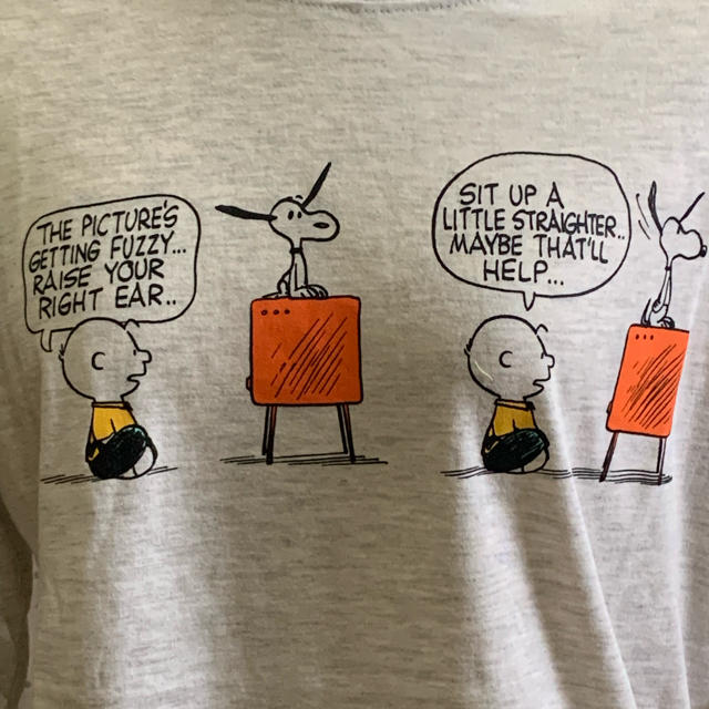 PEANUTS(ピーナッツ)の新品タグ付き スヌーピー ロンＴ メンズ L メンズのトップス(Tシャツ/カットソー(七分/長袖))の商品写真