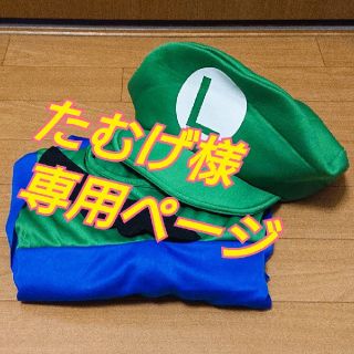 ニンテンドウ(任天堂)のハロウィン 仮装 ルイージ 衣装 ☆新品☆ Mサイズ(衣装)