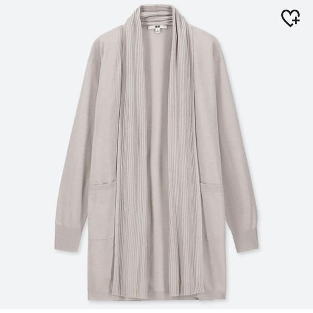 UNIQLO(ユニクロ)のユニクロ UVカット カーディガン ストールカーディガン ★一度のみ使用 レディースのトップス(カーディガン)の商品写真