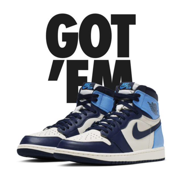 NIKE AIR JORDAN 1 HIGH OG OBSIDIAN NIKE AIR JORDAN 1 HIGH OG OBSIDIAN