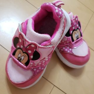 ディズニー(Disney)の姫ちあん様専用★ディズニー ミニーちゃん 16cm スニーカー(スニーカー)