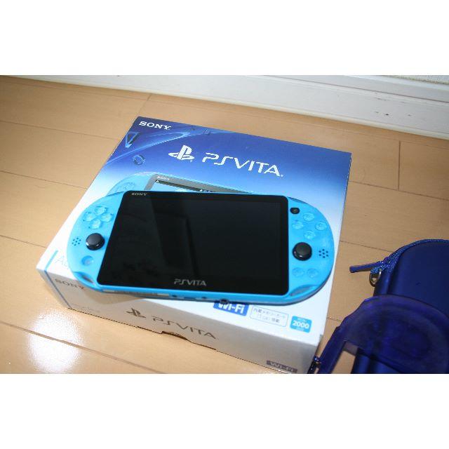 psp vita 本体（アクアブルー）ゲームソフト/ゲーム機本体