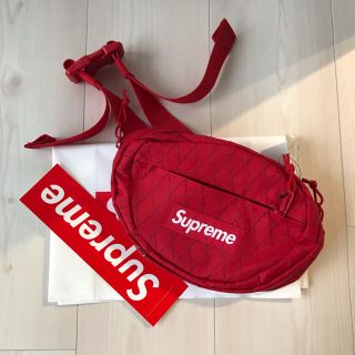 シュプリーム(Supreme)の18FW Supreme waist Bag Red 赤(ウエストポーチ)