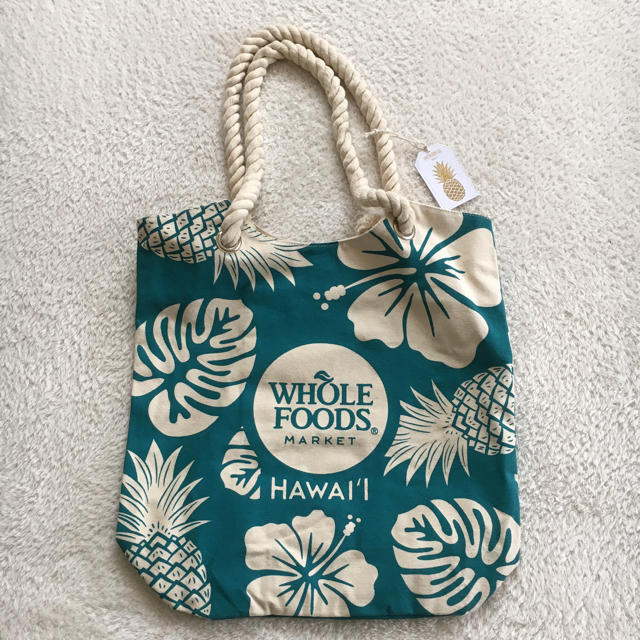 新品✨HAWAII ホールフーズ エコバッグ トートバック