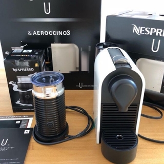 ネスレ(Nestle)のネスプレッソ　Nespresso u エアロチーノNO3(コーヒーメーカー)
