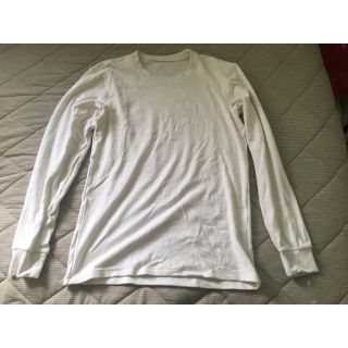 ユニクロ(UNIQLO)のユニクロ UNIQLO 超極暖 ウルトラウォーム ヒートテック ホワイト 白(Tシャツ/カットソー(七分/長袖))