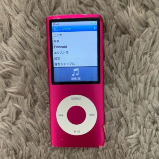 アップル(Apple)のipod nano 8GB ピンク(ポータブルプレーヤー)