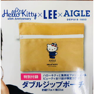 エーグル(AIGLE)の未使用 Hello kitty×LEE×AIGLE ダブルジップポーチ(ポーチ)