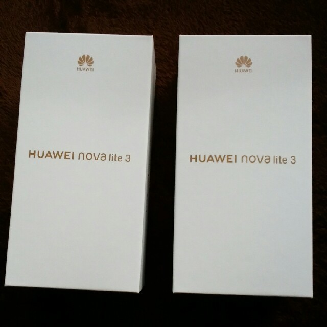 HUAWEI nova lite3 simフリースマホ 新品未使用 2台セット