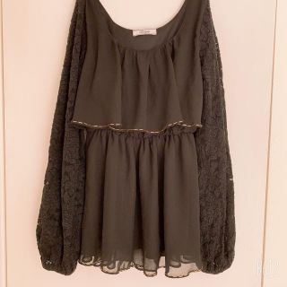 デイライルノアール(Delyle NOIR)の専用 Delyle NOIR 袖レース カットソー(カットソー(長袖/七分))