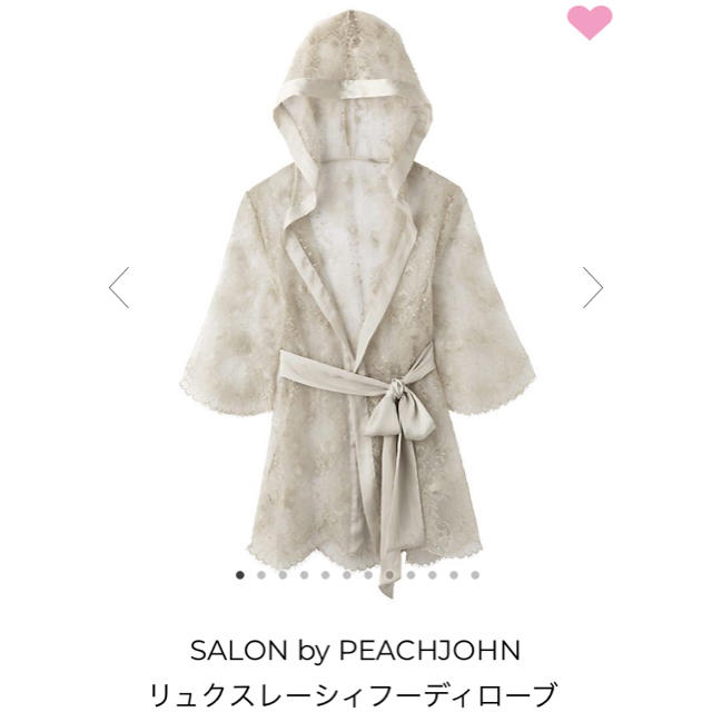 PEACH JOHN(ピーチジョン)のリュクスレーシイフーディローブ PJ SALON レディースのトップス(パーカー)の商品写真