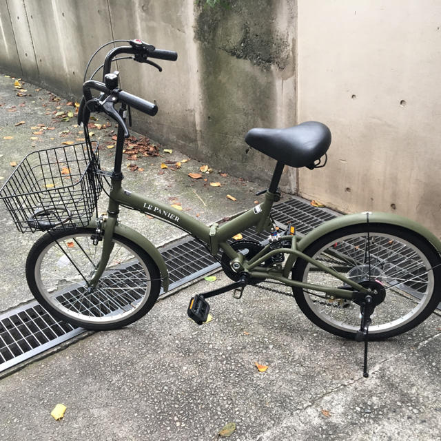 LePanier 自転車 20インチ 折りたたみ サスペンション付き自転車本体