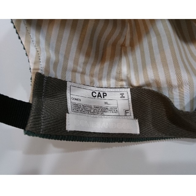 CA4LA(カシラ)のmasa様専用☆COMESANDGOES CAP コーデュロイ メンズの帽子(キャップ)の商品写真