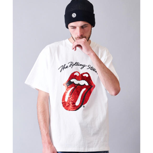 The Rolling Stones スパンコールTシャツ JACK rose